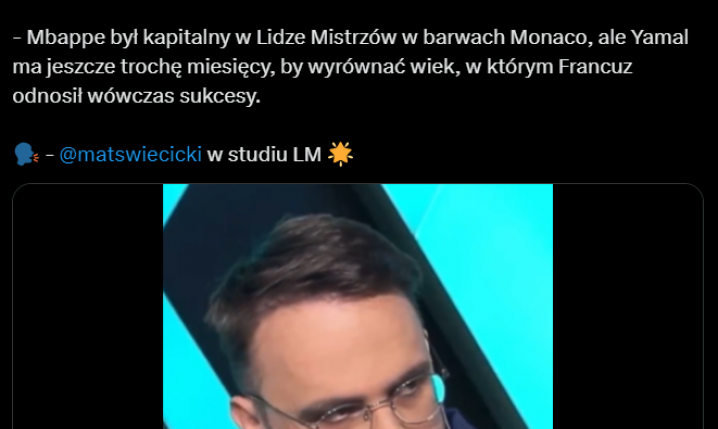 Mateusz Święcicki PORÓWNAŁ Yamala do Mbappe i WYBRAŁ LEPSZEGO 17-LATKA!